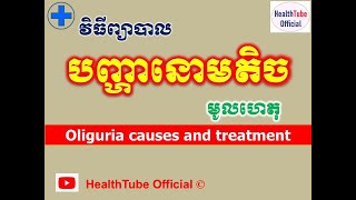 បញ្ហានោមតិច មូលហេតុនិងវិធីព្យាបាល l ជំងឺតំរងនោម l​ HealthTube Official [upl. by Ayhdiv]