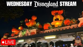 🔴 Live Wednesday Halloween Stream at Disneyland Halloween Screams Projections and Rides  100224 [upl. by Dysart]