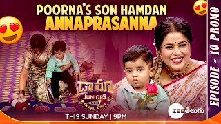 Poornas son Hamdan Annaprasana Promo  Drama Juniors7  Ep10  Tomorrow  9PM  ZeeTelugu [upl. by Julee]