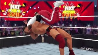 WWE 2K24 Ridge Holland vs Tony DAngelo PS4 [upl. by Eeniffar]