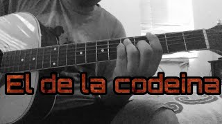 El de la codeina  natanael cano  Tutorial acordes [upl. by Nnaylloh]