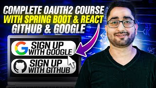 Complete OAuth2 Course with Spring Boot amp React  GitHub amp Google Integration Step By Step Tutorial [upl. by Trahurn737]