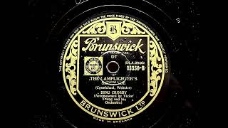 1942 BING CROSBY  The Lamplighters Serenade BRUNSWICK 10quot 03350 [upl. by Ibbie454]