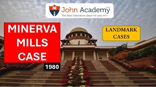 Minerva Mills Case 1980 explained upsc law llb [upl. by Gutow]