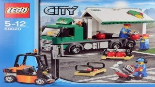 LEGO City Instructions For 60020  Cargo Truck [upl. by Anselmi]