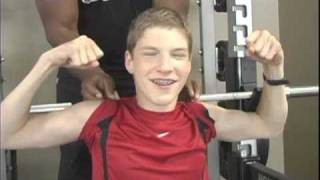 Teen with Cerebral Palsy Wins Powerlifting Medal [upl. by Leirraj]