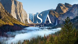 Top 25 Places To Visit In The USA [upl. by Fitzgerald]