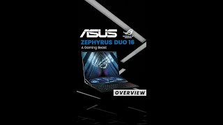 Asus ROG Zephyrus Duo 16  Gaming Beast  AMD Ryzen 9 6900HX  Nvidia RTX 3080 Ti  Overview [upl. by Piscatelli]