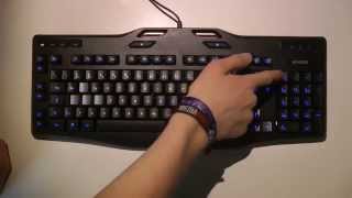 UNBOXING  Logitech G105 Gaming Keyboard germandeutsch [upl. by Feliks510]