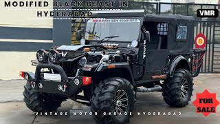 MODIFIED JEEP FOR SALE IN HYDERABAD  VMR  9848159012 9700411159 [upl. by Dietrich]