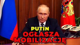 Putin ogłasza mobilizację quotZachód przekroczył wszelkie granice w swojej agresjiquot [upl. by Llig]