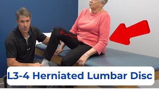 Signs and Symptoms of an L34 Lumbar Herniated Disc [upl. by Ostap405]