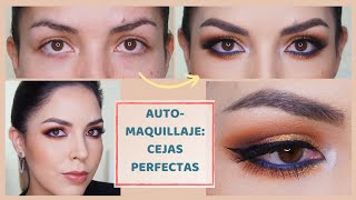 CEJAS PERFECTAS Paso a Paso  Cómo diseñar perfilar y maquillar las cejas [upl. by Allianora]