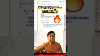 Master program for string programs icse Java ypcomputerclasses strings [upl. by Merilee]