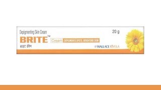 Brite Cream for Depigmentation  ClickOnCare [upl. by Cir942]