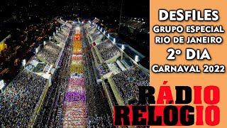 🎉 2° Dia de Desfiles das Escolas de Samba do Grupo Especial do Rio de Janeiro no Carnaval 2022 [upl. by Ailema]