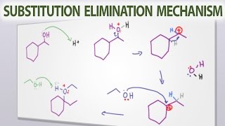 Practice SN1 SN2 E1 or E2 Mechanism Given Reactant and Product [upl. by Tacklind306]