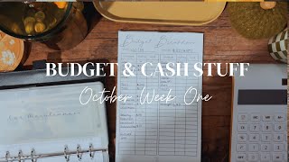 october week 1 budget amp cash envelope stuffing  29 year old commission income 700 [upl. by Storfer]