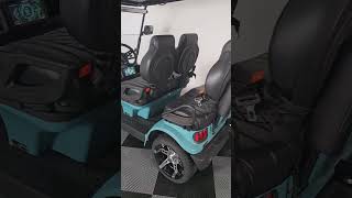 2024 Lux F4 Electric Golf Cart Seastorm w Black Seats [upl. by Laird]