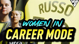 HOW TO USE WOMEN IN CAREER MODE FC 24 [upl. by Ahsitil]