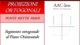 Segmento ortogonale al Piano Orizzontale [upl. by Nnaarat]