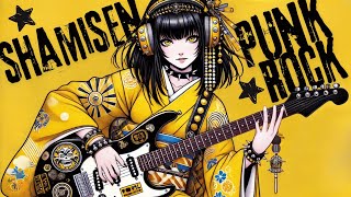 Shamisen × Punk × Rock  Work amp Study BGM by Samurai Girl [upl. by Keener259]