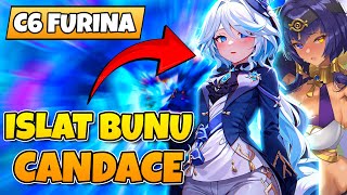 C6 FURINA   Candace ile Furinayı C6 Yaptık  Genshin Impact Türkçe [upl. by Imas]