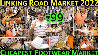 Bandra Linking Road Shopping Cheap Price For Footwear Collection  Mumbai Street Shopping [upl. by Tabber]