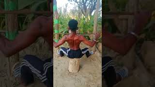 gym back homwarkaut 🏠 viral shorts trending gym homewarkout maanujaat [upl. by Noed]