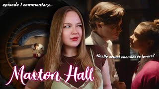 TRUE ENEMIES TO LOVERS NO WAY  Maxton Hall episode 1 reaction amp commentary [upl. by Halland]