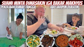 SUAMI MINTA DIMASAKIN IGA BAKAR MAKNYUS  PEKERJAAN RUMAH TANGGA [upl. by Rosalyn]