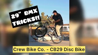 Crew Bike Co  CB29 Disc BMX Bike [upl. by Ahsiemac]