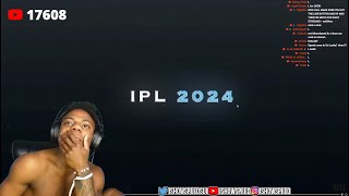 IshowSpeed Reacts To IPL 2024 🔥😳  Reacted To Ms Dhoni And Virat Kohli [upl. by Nylad]