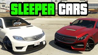 GTA 5  Top 10 SLEEPER Cars in GTA Online [upl. by Eycal]