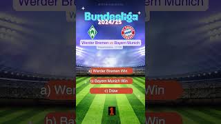 Werder Bremen vs Bayern Munich Bundesliga 20242025 Prediction  Who Will Win match prediction [upl. by Yemac824]