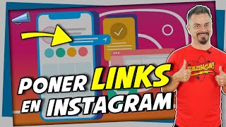 📲 4 formas de poner un Link o Enlace en Instagram  Tutorial en ESPAÑOL [upl. by Hamel]