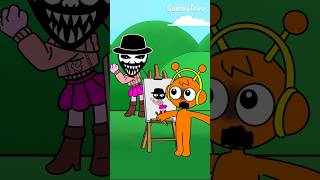 Incredibox Sprunki Help Pinki redraw her body parts sprunki animation trend [upl. by Akired]