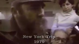 In 1979 Fidel Castro visit to Newyork city where he is asked about his protection [upl. by Chrysa]