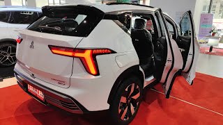 First Look  2023 Mitsubishi Airtrek Electric SUV 500Km  White Color [upl. by Dougald]