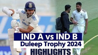 DAY1 IndiaA Vs IndiaB Highlights DuleepTrophy2024 Match no1 [upl. by Pena]