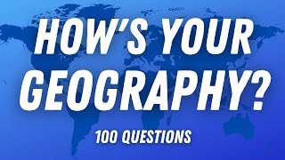 World Geography Quiz  How Many Can You Answer [upl. by Siul]