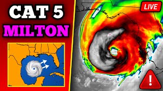 🔴 BREAKING Hurricane Milton Becomes Category 5 Hurricane  Catastrophic Impacts Expected In Florida [upl. by Thema]