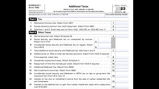 Preparing Form 1040 Lines 16 through 38  2023 Tax Returns [upl. by Ahsercul]