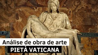 PIETÀ DE MICHELANGELO  Análise da escultura do gênio do Renascimento italiano História da arte [upl. by Adnorat]