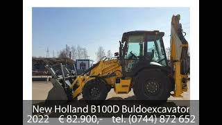 New Holland B100D Buldoexcavator [upl. by Neerac408]