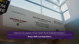 Learners to Leaders Allied Health Rural Graduate Program [upl. by Chappell]