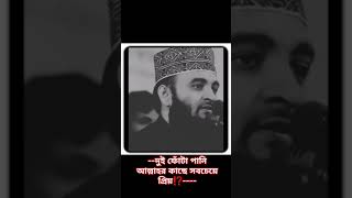 দুই ফোঁটা পানি আল্লাহর কাছে সবচেয়ে প্রিয়⁉️shortvideo mizanurrahmanazhariandtarekmonowar waz [upl. by Llerruj]