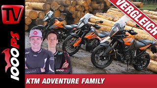 Reiseenduro Vergleich  KTM Adventure 390 790 1290 im Überblick [upl. by Juley]