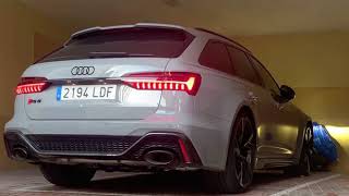 Audi RS6 cold start [upl. by Pavlish808]