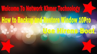 How to Backup and Restore Window 10 Use hirens boot cd windows 10 [upl. by Mateo]